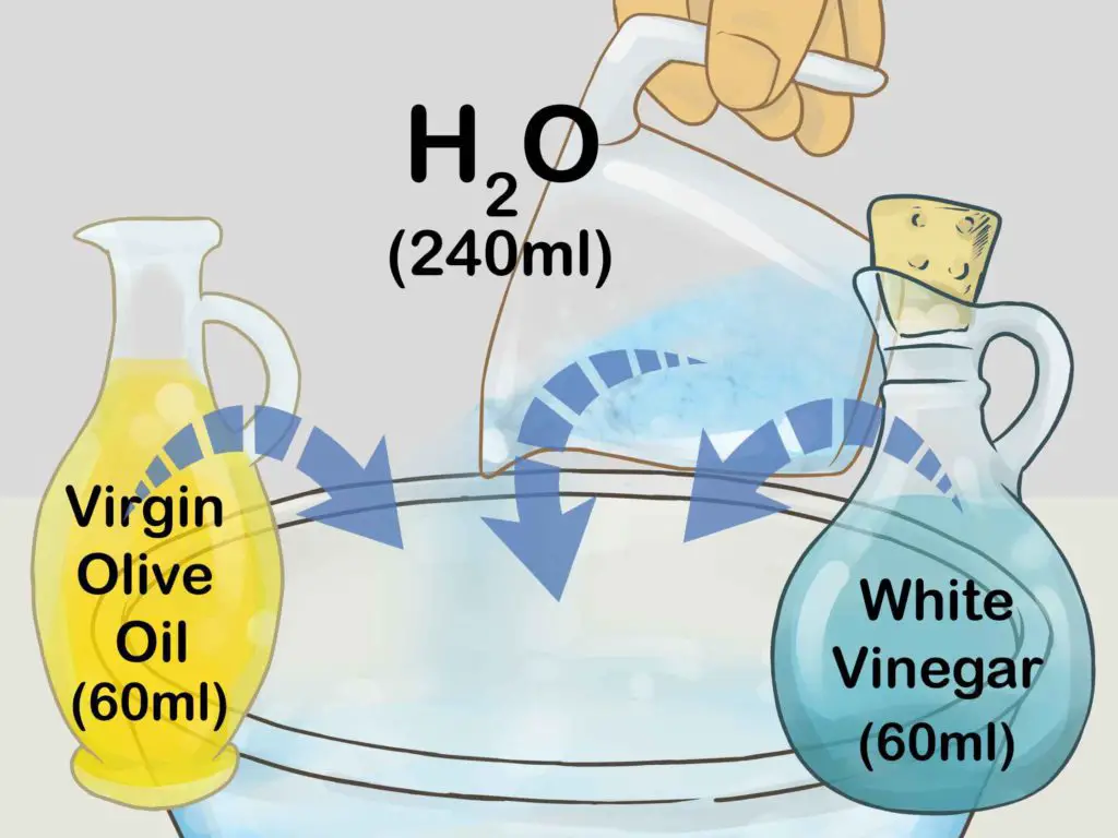 Use a Vinegar Solution to Clean the Surfaces
