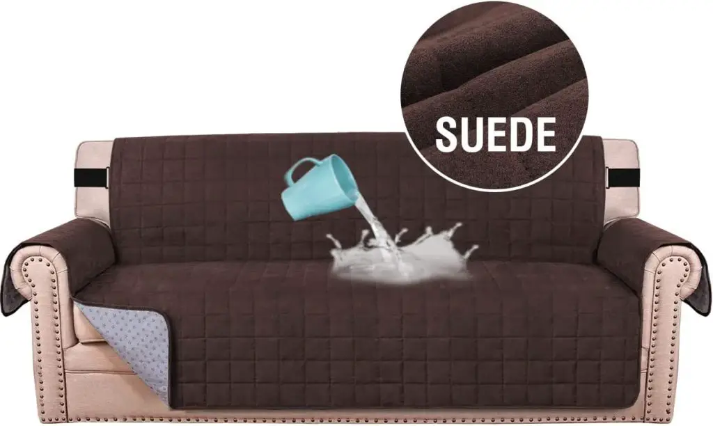 Use a suede protector to make the fabric look