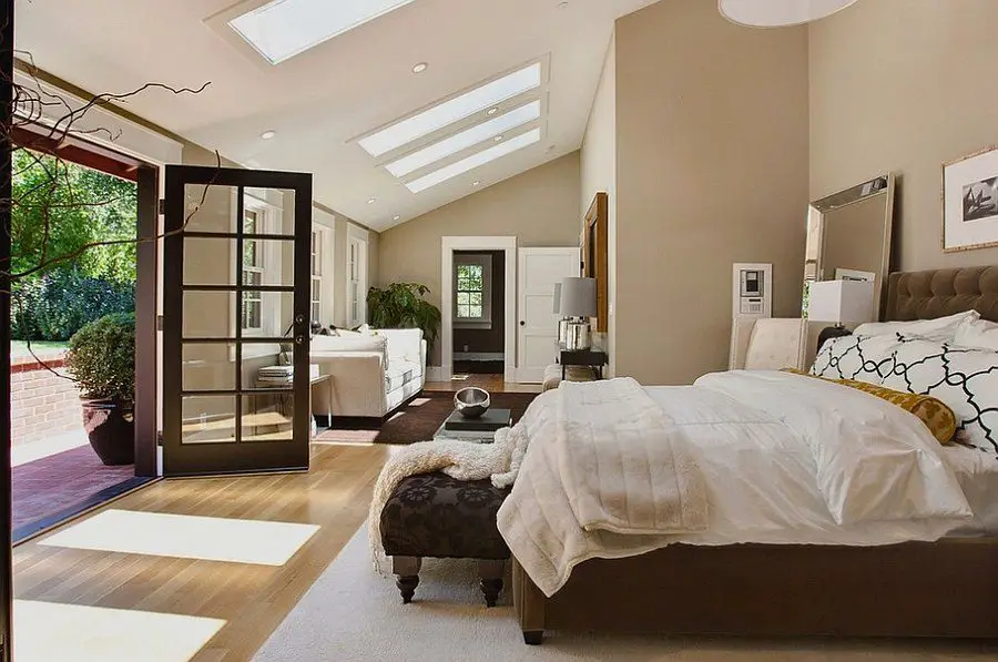  Add a Skylight How to Decorate a Slanted Wall Bedroom?
