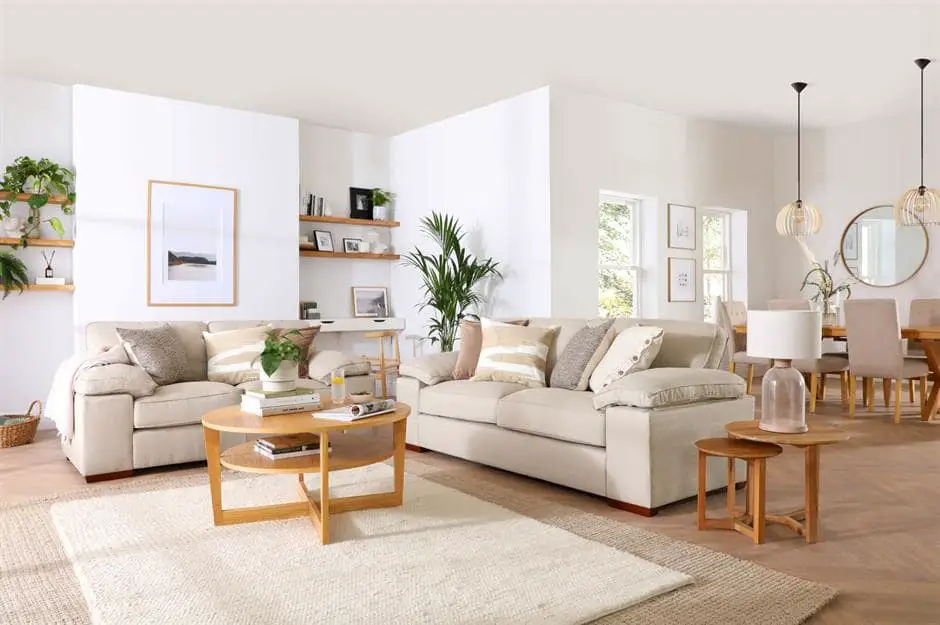 Layout of an Open Plan Living Room