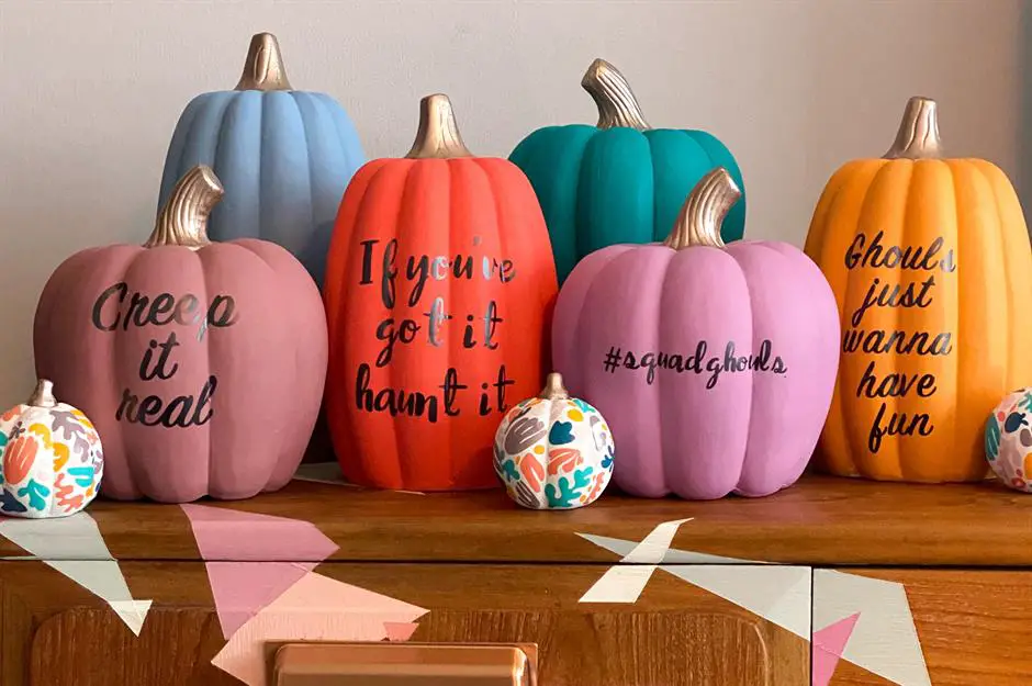 Colourful Ombre Pumpkin Ideas