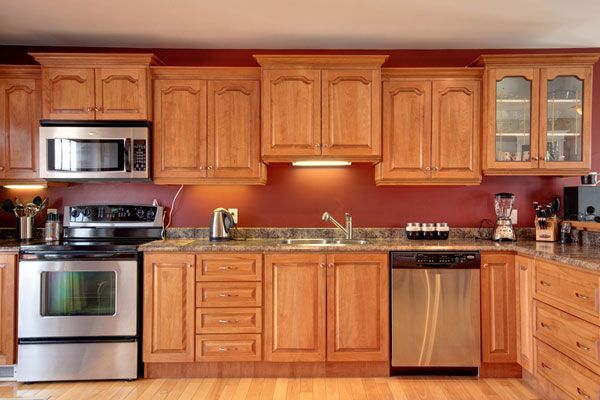 Red Backsplash 