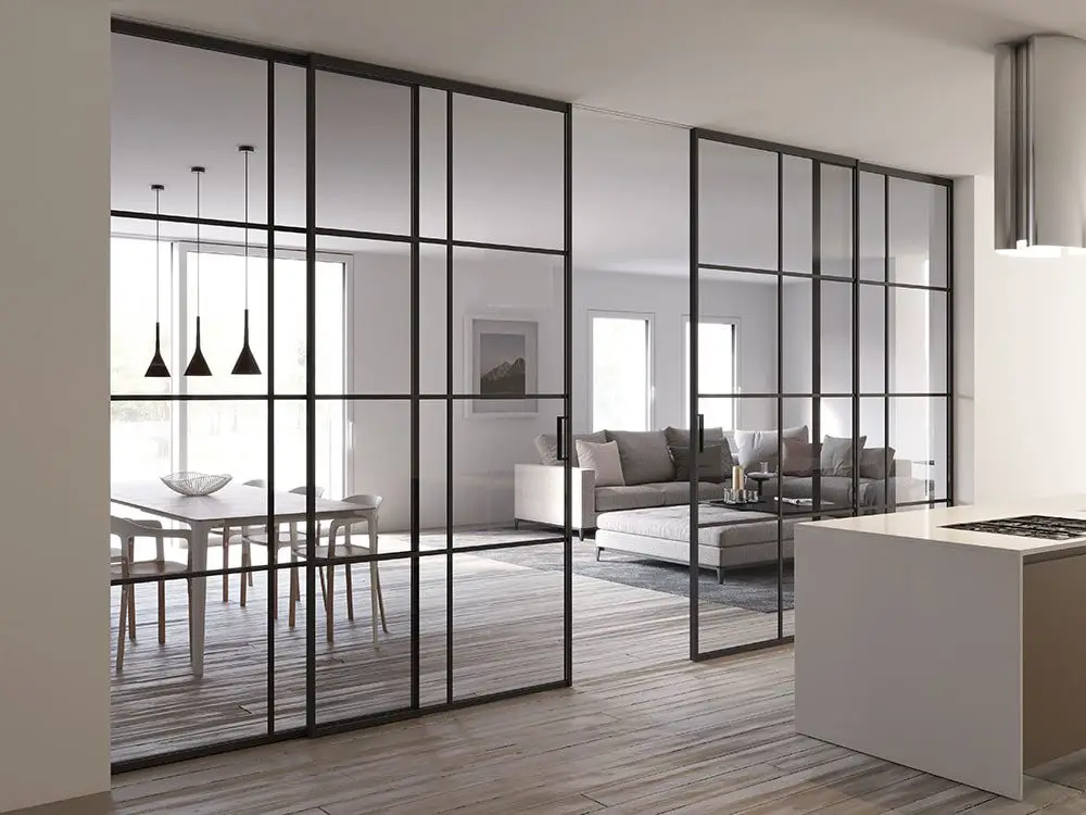Use doors to create room separation How to Arrange a Room with Sliding Doors?