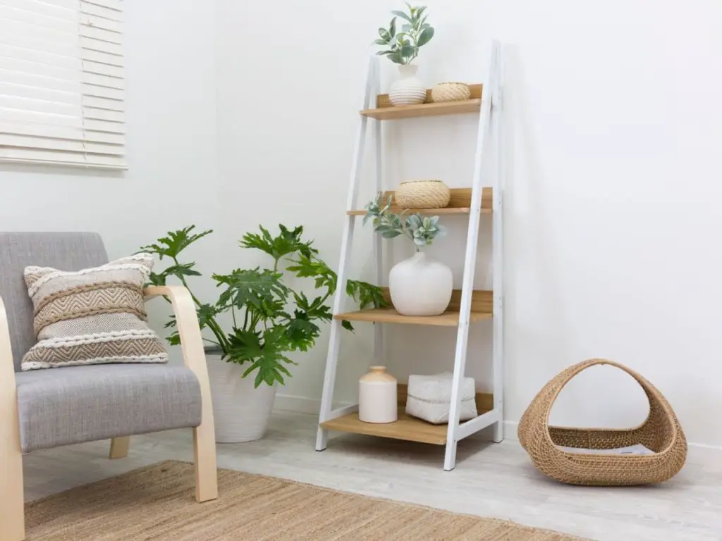 How To Decorate a Ladder Shelf?