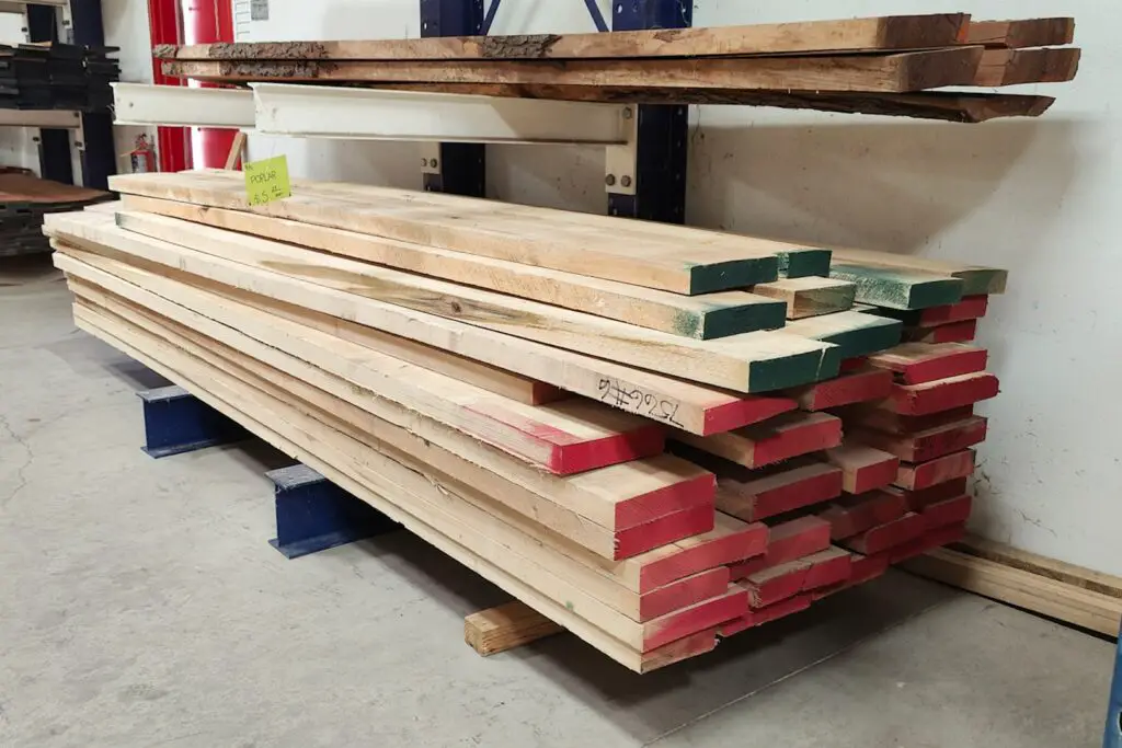 Basic, low-cost wood slats