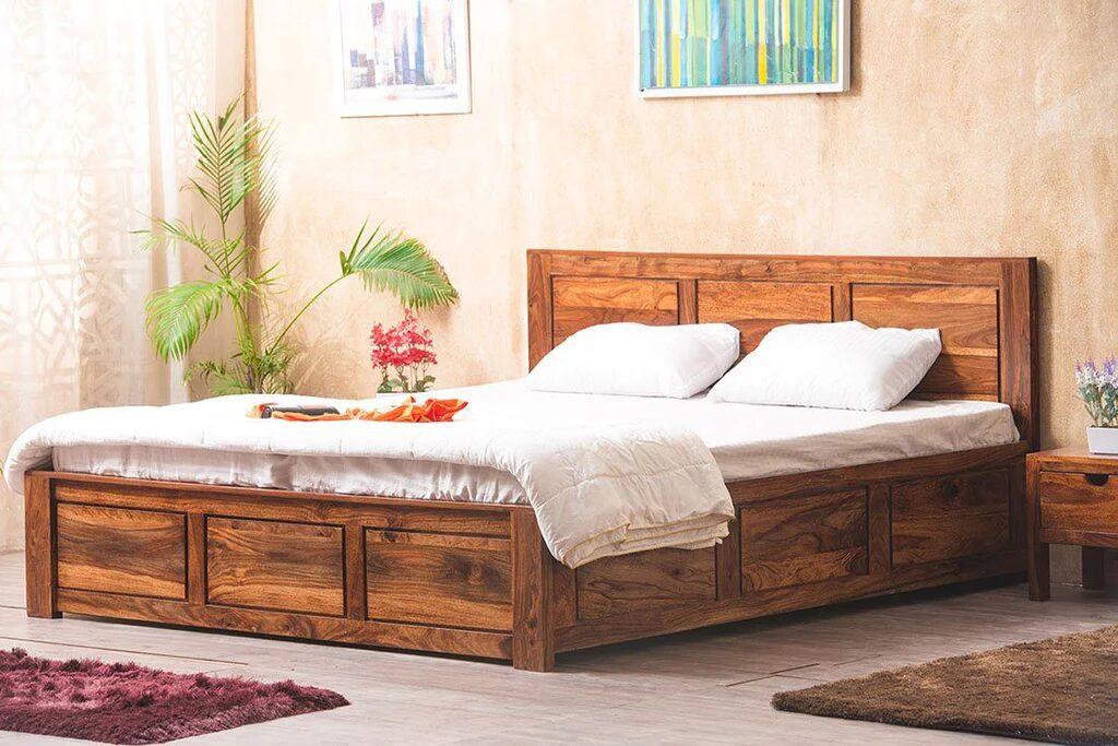 Double-size bed: Best Wood for Bed Slats