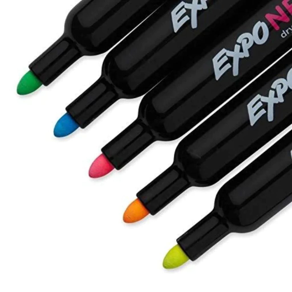 Dry-Erase Neon Markers