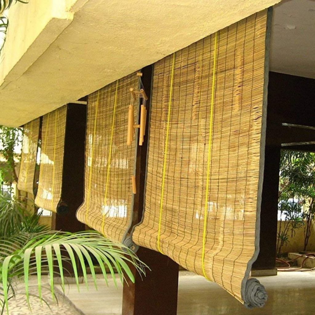 Make use of bamboo chic blinds: How To Stop Rain Water From Entering Your Balcony