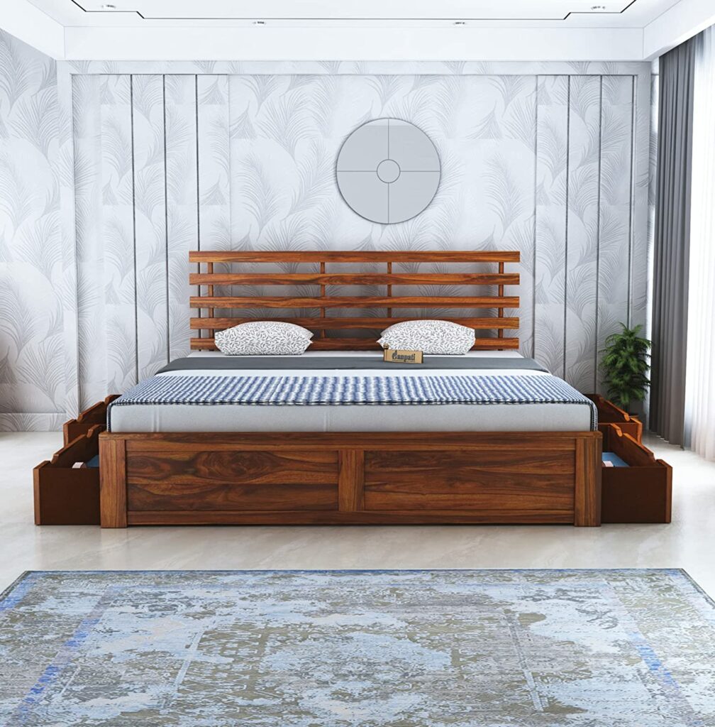 Queen-size bed: Best Wood for Bed Slats