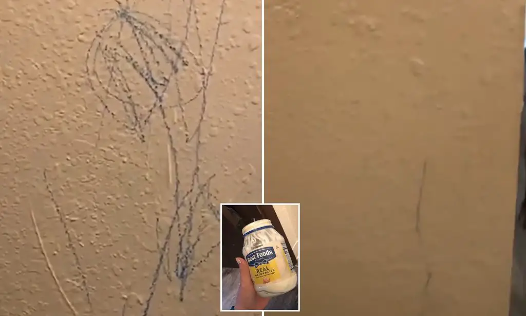 Use mayonnaise to remove crayon stains: how to clean crayon off wall
