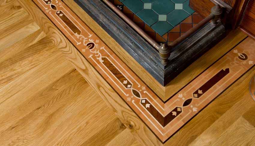 Use your floorboards to create a border