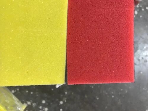 Yellow and red mattresses